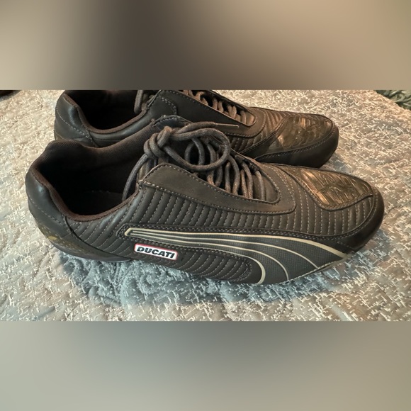 PUMA Ducati Testatretta Driving brown leather, Men’s size 10 - great condition - Picture 3 of 7
